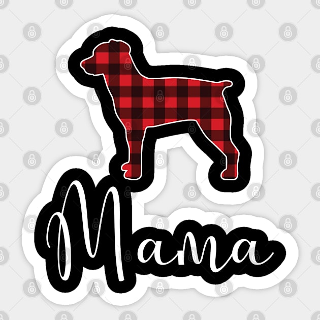 Brittany Spaniel mama Sticker by madani04